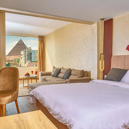 Cleopatra Tower Pyramid View Hotell Kafret el-Gabal Eksteriør bilde